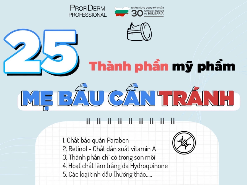 chăm sóc da nhạy cảm cho bà bầu