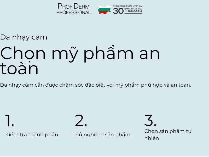 tiêu chí lựa chọn mỹ phẩm cho da nhạy cảm tiêu chí lựa chọn mỹ phẩm cho da nhạy cảm