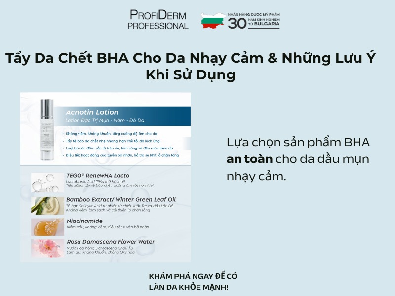 #Tẩy Da Chết BHA Cho Da Nhạy Cảm & Những Lưu Ý Khi Sử Dụng