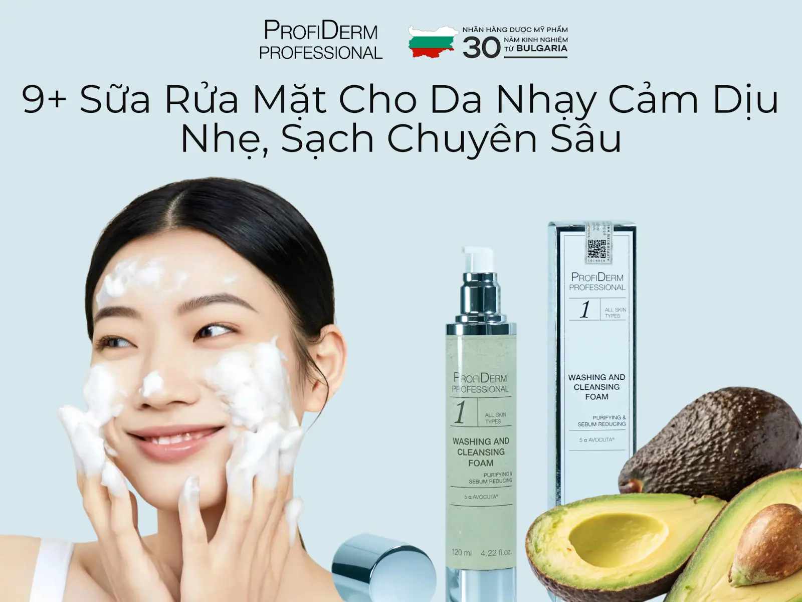 9+ Sửa Rửa Mặt Cho Da Nhạy Cảm Dịu Nhẹ Sạch Chuyên Sâu