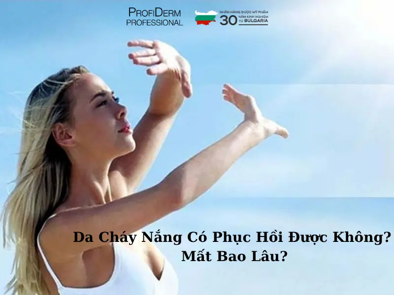 da bị cháy nắng có phục hồi được không