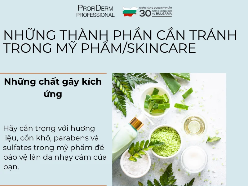 Thành phần thân thiện & hỗ trợ phục hồi Thành phần thân thiện & hỗ trợ phục hồi