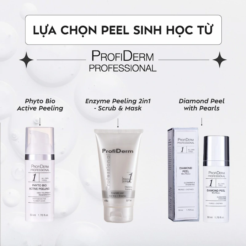 Quy trình Diamond Peel tại spa/thẩm mỹ viện Profiderm Việt Nam