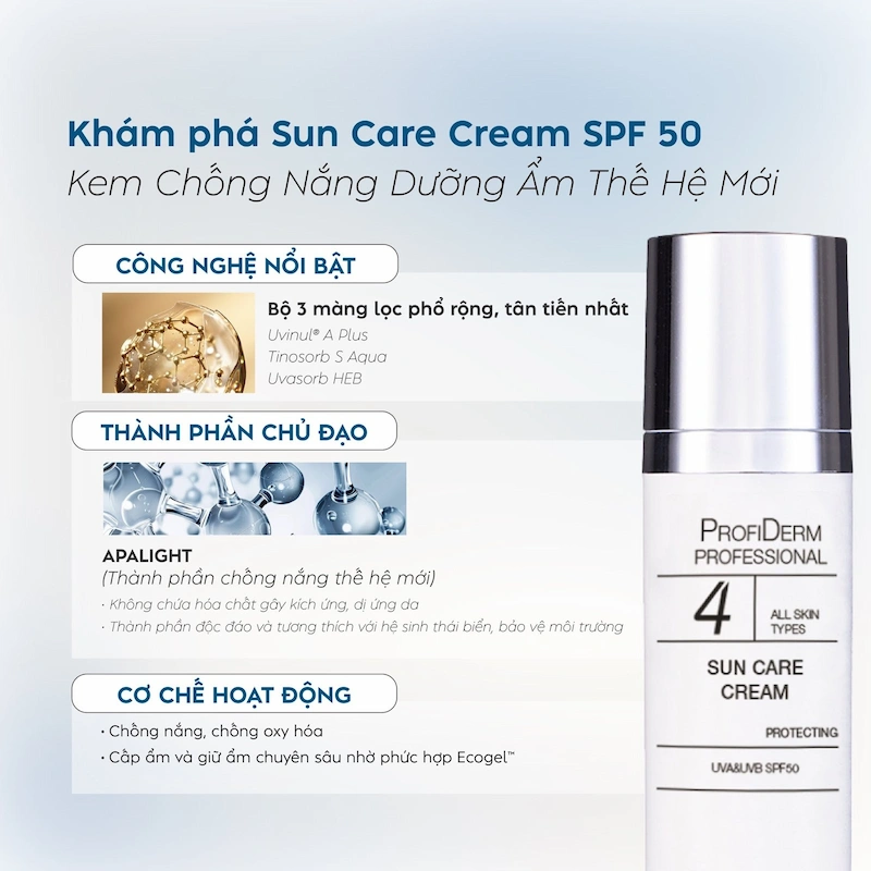 Bảo vệ da tối ưu với kem chống nắng