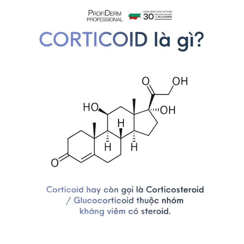 phục hồi da nhiễm corticoid