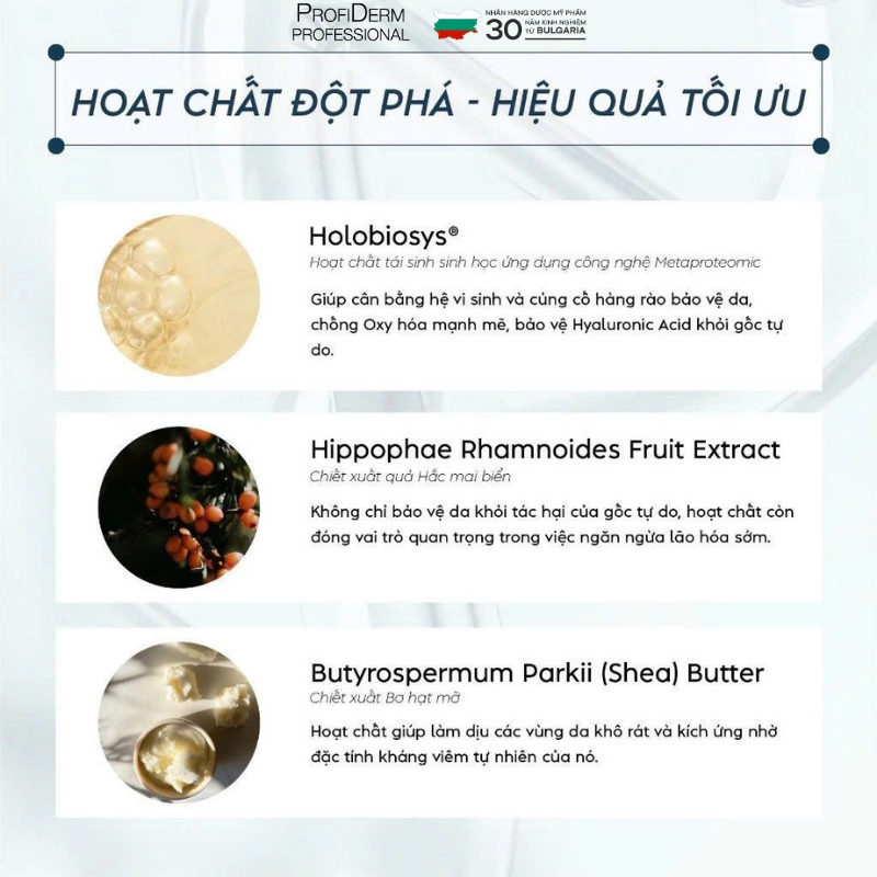 Thành phần an toàn cho da