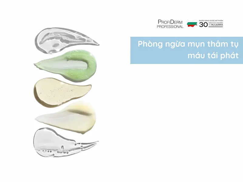 Phòng ngừa mụn thâm tụ máu tái phát