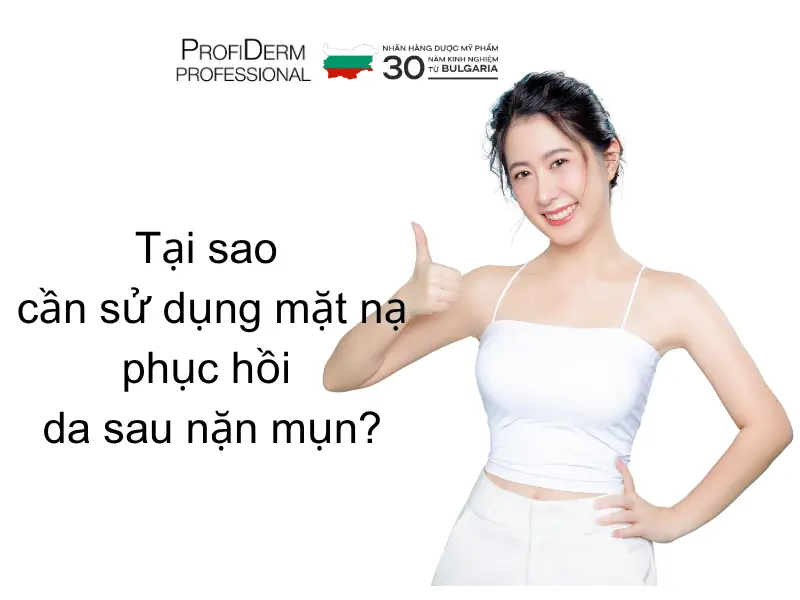 mặt nạ phục hồi da sau nặn mụn