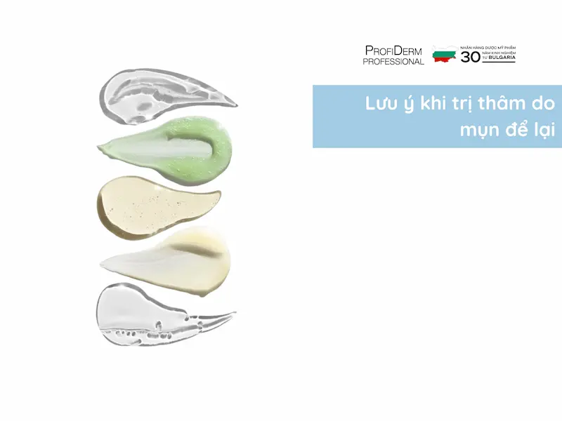 4. Lưu ý khi trị thâm do mụn để lại