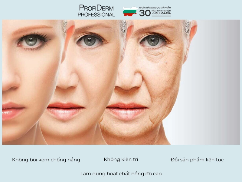 Những sai lầm cần tránh khi chống lão hóa cho da nhạy cảm