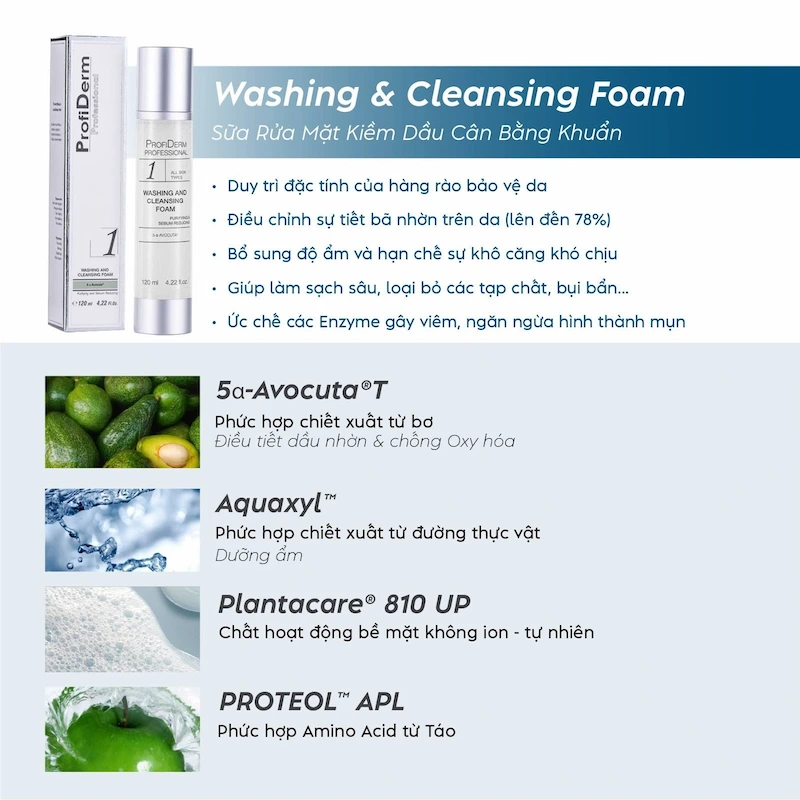 Làm sạch dịu nhẹ (Sáng & Tối)