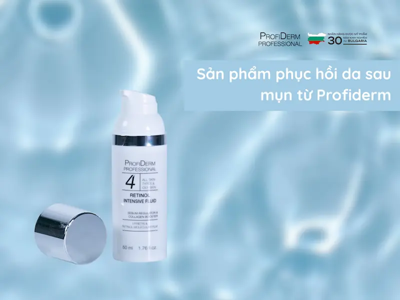 Sản phẩm phục hồi da sau mụn từ Profiderm