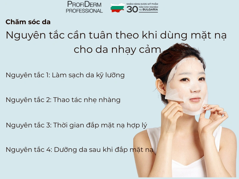 da mỏng nhạy cảm nên đắp mặt nạ gì