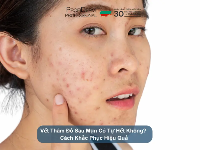 Vết Thâm Đỏ Sau Mụn Có Tự Hết Không? Cách Khắc Phục Hiệu Quả