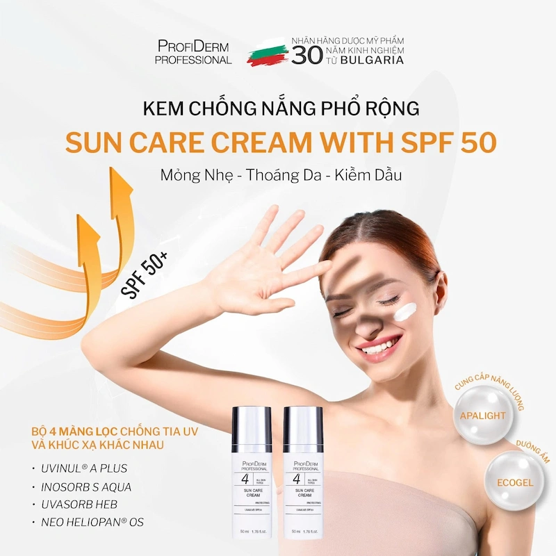 cách chọn kem chống nắng cho da nhạy cảm