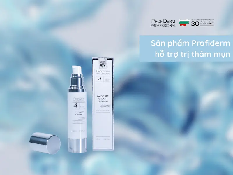 Sản phẩm Profiderm hỗ trợ trị thâm mụn