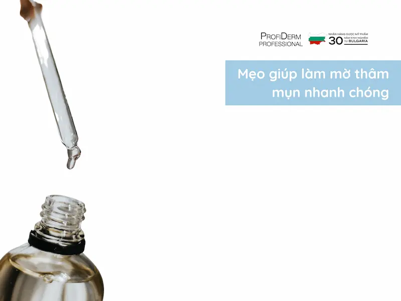 Mẹo giúp làm mờ thâm mụn nhanh chóng