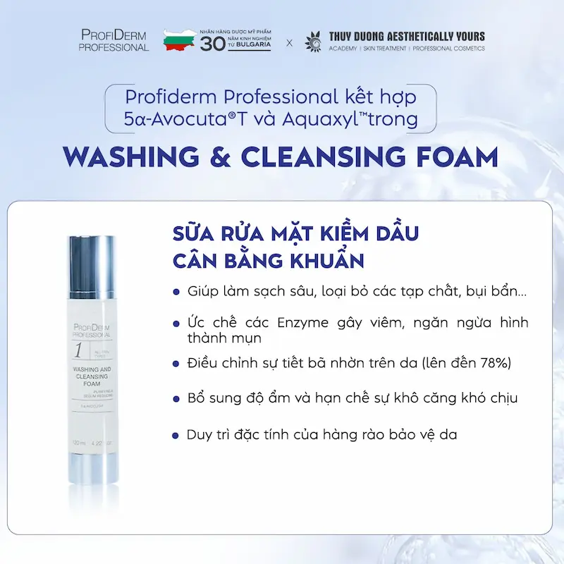 Các dòng sản phẩm nổi bật phục hồi da dầu mụn của Profiderm Việt Nam