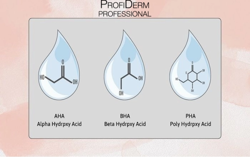So sánh PHA Lotion với AHA và BHA Lotion: Điểm khác biệt và ưu thế