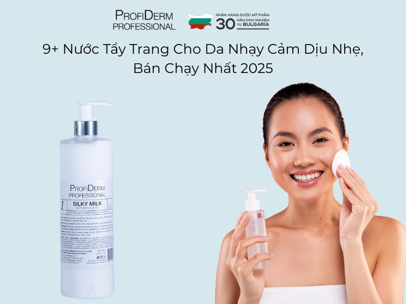 nước tẩy trang cho da nhạy cảm