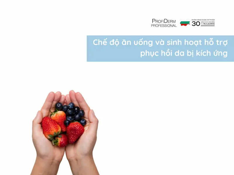 phục hồi da bị kích ứng
